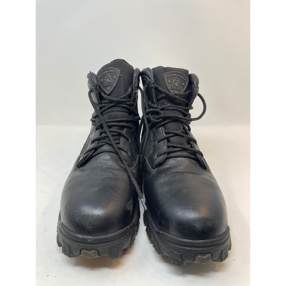 Rocky Alpha Force Duty Boots Mens 13 Black Good Waterproof Tactical Leather